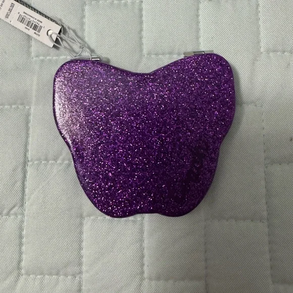 Coach Purple Glitter mirror Case - Picture 1 of 2